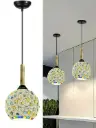 Lightcamp.in-Hanging Lights for Bedroom, Hanging Lamps for Living Room, Hanging Lights for Restaurants, Jhoomar and Dining Table Lamps (White & Beige)